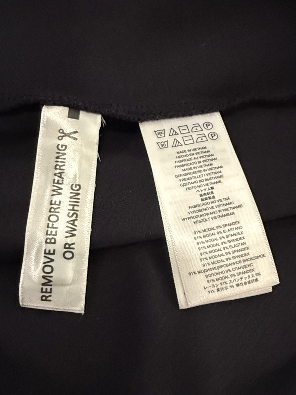 Michael Kors Black Maxi hi lo coverup dress size L - Picture 6 of 6